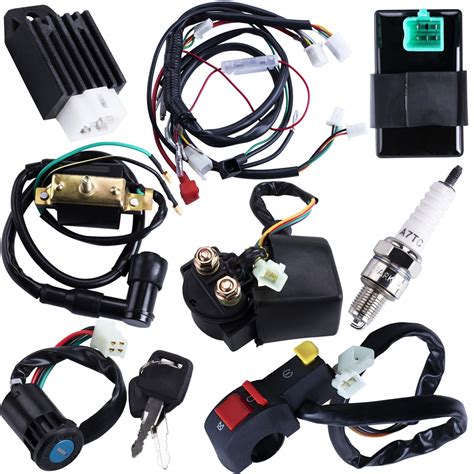 4-stroke dirt bike electrical box|Full Wiring Harness Loom Solenoid Relay Spark Plug .